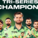 Fakhar Zaman's century powers Pakistan to three-wicket victory over Sri Lanka in tri-series final