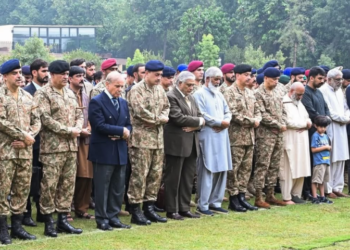 Funeral prayers offered for two PAF officers martyred in Quetta aircraft crash