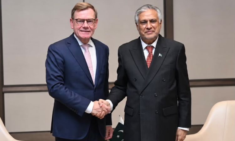 Ishaq Dar, German foreign minister discuss bilateral ties, regional developments