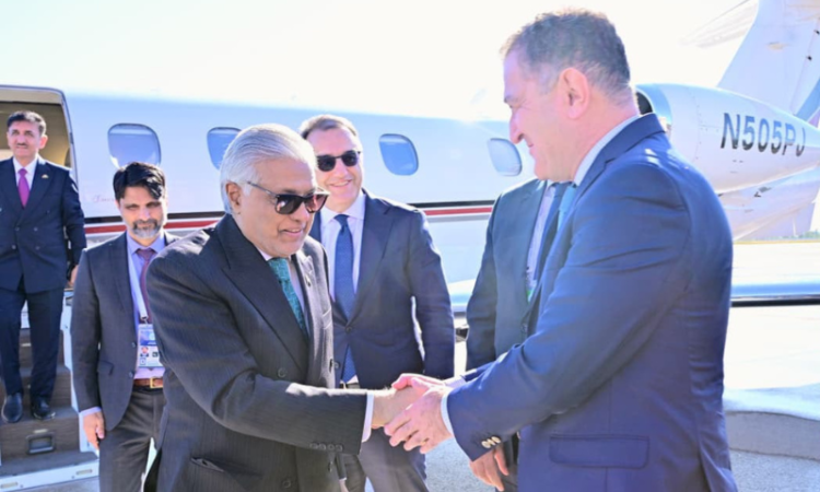 Ishaq Dar arrives in Dushanbe to lead Pakistan delegation at SCO meeting
