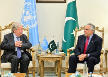 Dar, Guterres discuss Palestine, Kashmir, Afghanistan and global security