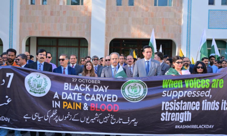Pakistan reaffirms solidarity with Kashmiris on 79th Black Day