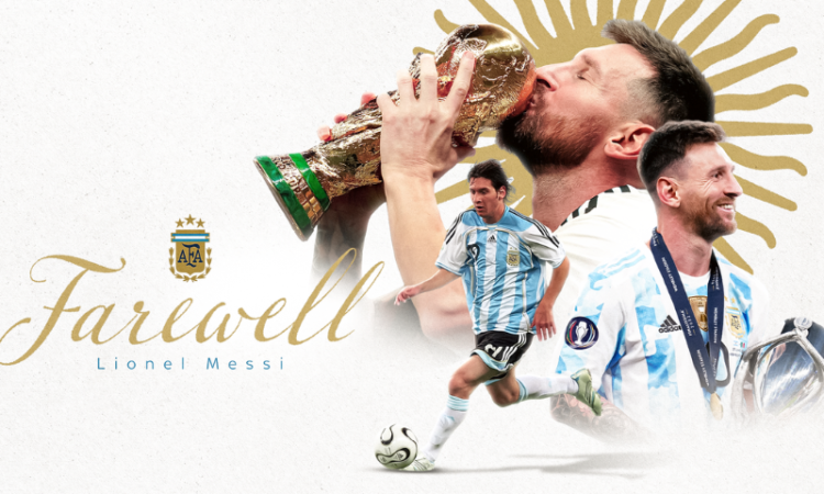 Messi bids emotional farewell to Argentina after 21-year international career