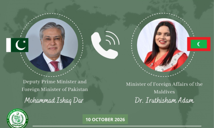 Dar, Maldives foreign minister discuss Muizzu’s upcoming visit to Pakistan