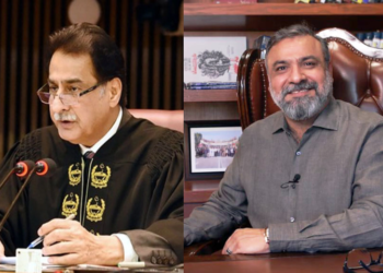 Ayaz Sadiq congratulates Senator Amir Waliuddin Chishti on election to IPU health committee