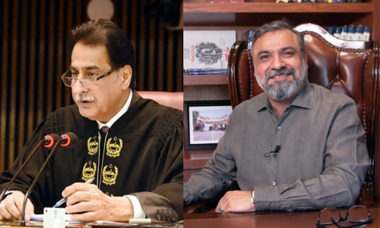 Ayaz Sadiq congratulates Senator Amir Waliuddin Chishti on election to IPU health committee