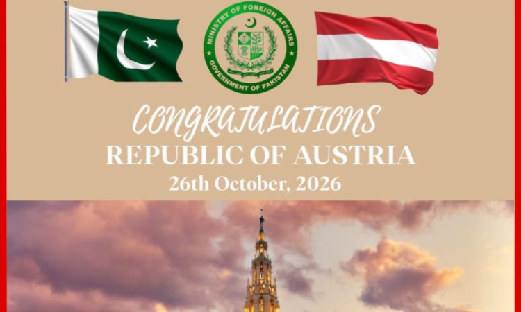 Pakistan congratulates Austria on National Day