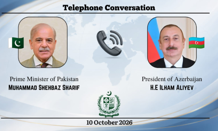 Shehbaz, Aliyev discuss expanding economic and strategic partnership