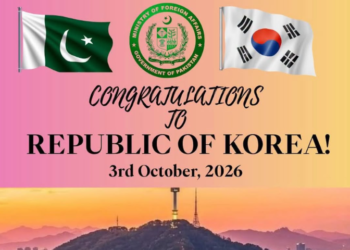 Pakistan felicitates Republic of Korea on National Foundation Day