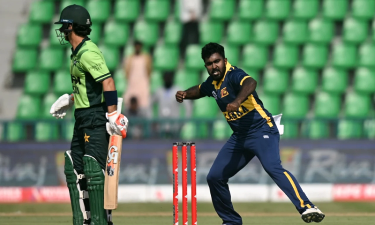 Madushanka’s five-wicket haul routs Pakistan for 110 against Sri Lanka