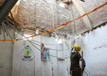 34 children, teacher killed in Peshawar school roof collapse
