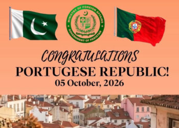 Pakistan wishes Portugal on Republic Day