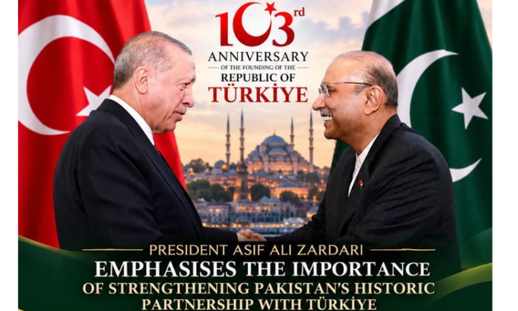 President Zardari highlights Pakistan-Türkiye brotherhood on Republic Day