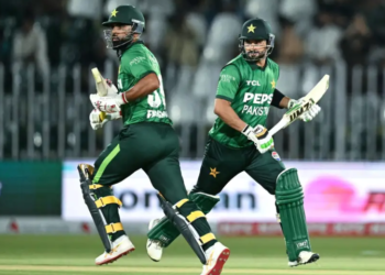Pakistan post record home T20I total with 215-3 against Sri Lanka