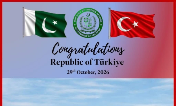 Pakistan congratulates Türkiye on 103rd Republic Day