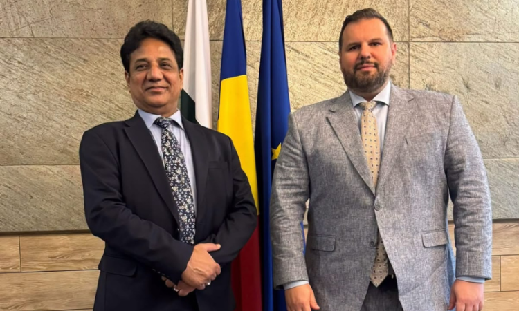 Romanian Ambassador, Senator Khalil Tahir Sandhu discuss minority rights, EU GSP+ framework