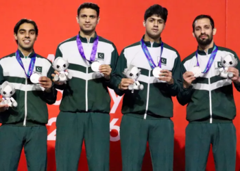 Pakistan settle for silver after Malaysia defeat in Asian Games squash final