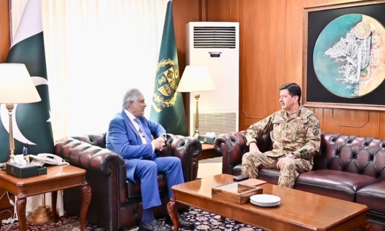 Ishaq Dar congratulates General Aamer Raza on appointment as National Strategic Command commander
