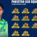 Pakistan announce 15-member squad for U19 Asia Cup 2026
