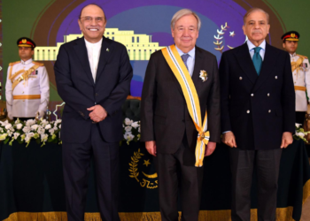 President confers Nishan-e-Imtiaz on UN Secretary-General António Guterres